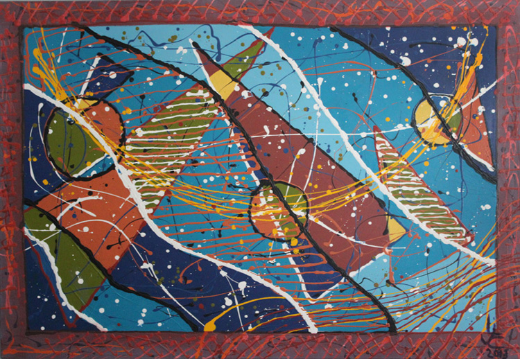 Inundación: 130 cm x 70 cm (Tríptico)