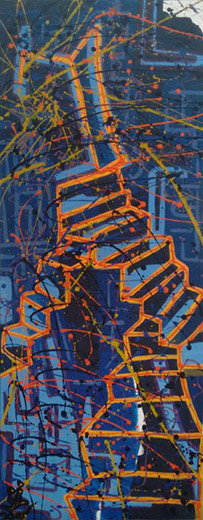 Inundación: 130 cm x 70 cm (Tríptico)