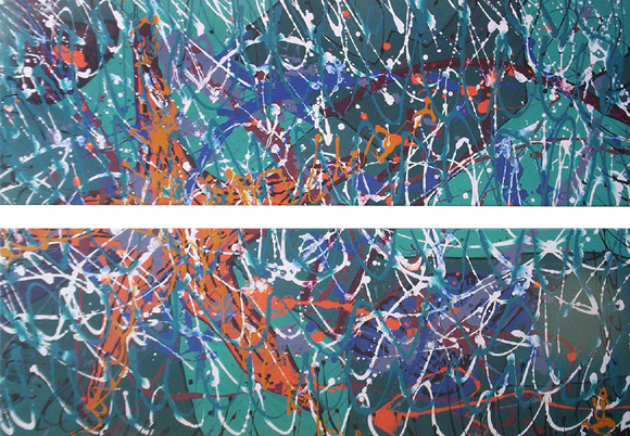 Inundación: 130 cm x 70 cm (Tríptico)