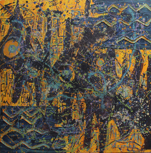 Inundación: 130 cm x 70 cm (Tríptico)