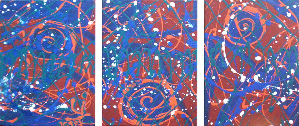 Existir 85 cm x 40 cm (Tríptico)