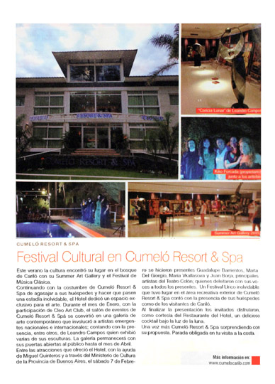 Revista Caras. Enero 2015