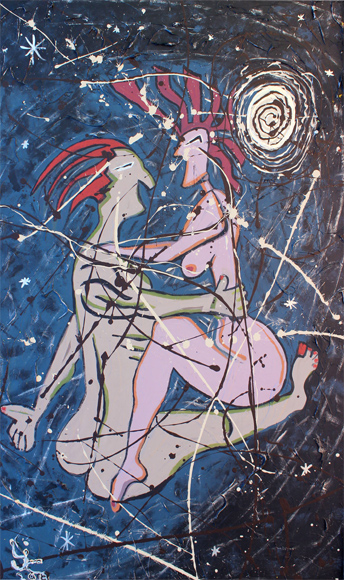 Inundación: 130 cm x 70 cm (Tríptico)