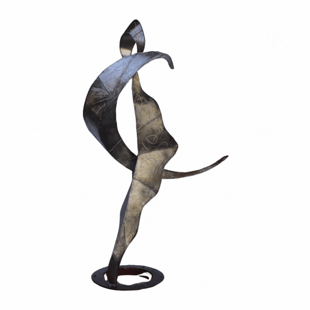 Ensayo con movimiento 40 x 23 x 28 cm